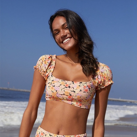 NWT Billabong Forever Dazed Crop Bikini Top - Picture 6 of 9